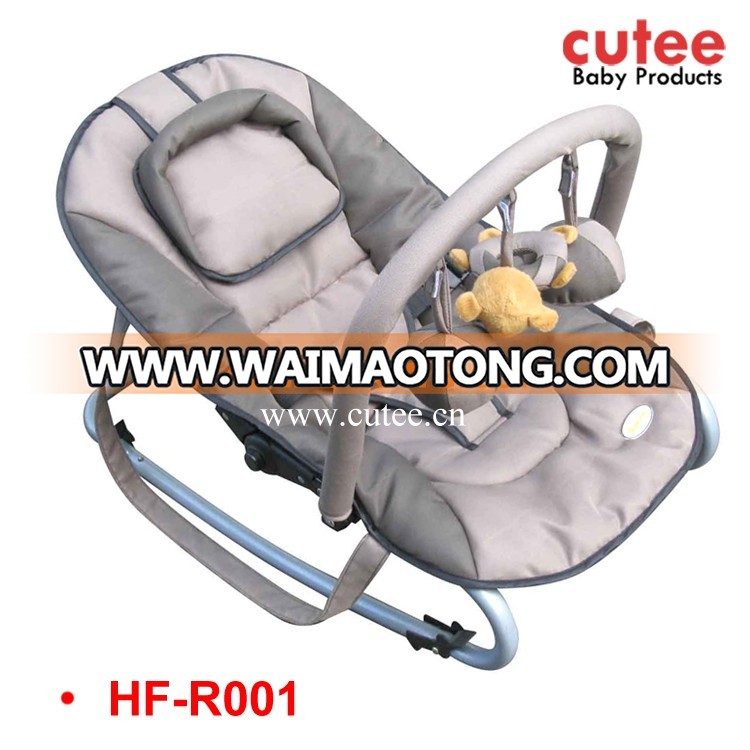 Newborn To Toddler Adult Baby Automatic Swivel Adjustable Rocker Bouncer Chair With Pillow Toys